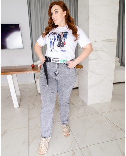 Джинсы женские MOM W1691A