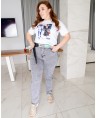 Джинсы женские MOM W1691A
