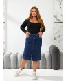 Юбка джинсовая женская Classic W269A - фото 7 Юбка джинсовая женская Classic W269A - фото 7