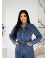 Комбинезон джинсовый женский Classic W211A - фото 5 Комбинезон джинсовый женский Classic W211A - фото 5