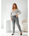 Джинсы женские MOM W0166A