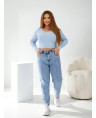  Джинсы женские MOM W356A - фото 11