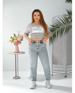 Джинсы женские MOM W363A