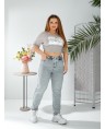 Джинсы женские MOM W363A - фото 8