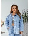 Куртка джинсова жіноча Classic W347A - фото 9