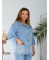 Куртка джинсова жіноча Classic W347A - фото 3