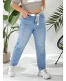 Джинсы женские MOM W1-005A - фото 3