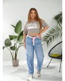 Джинсы женские MOM W1-013A - фото 8