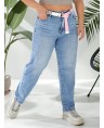 Джинсы женские MOM W1-013A - фото 7