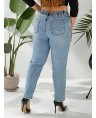 Джинсы женские MOM W391A - фото 4