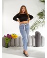 Джинсы женские MOM W1-003A - фото 10