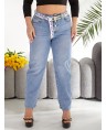 Джинсы женские MOM W1-003A - фото 8