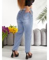 Джинсы женские MOM W1-003A - фото 5