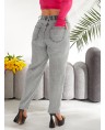 Джинсы женские MOM W1-014A - фото 5
