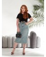 Юбка джинсовая женская Classic W381A Юбка джинсовая женская Classic W381A