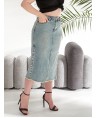 Юбка джинсовая женская Classic W381A - фото 6 Юбка джинсовая женская Classic W381A - фото 6