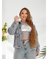 Куртка джинсова жіноча Sport W341A - фото 3 Куртка джинсова жіноча Sport W341A - фото 3