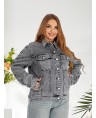 Куртка джинсова жіноча Classic W373A - фото 6 Куртка джинсова жіноча Classic W373A - фото 6