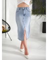 Юбка джинсовая женская Classic W386A - фото 5 Юбка джинсовая женская Classic W386A - фото 5