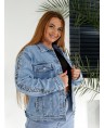 Куртка джинсова жіноча Classic W374A - фото 10 Куртка джинсова жіноча Classic W374A - фото 10