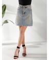 Юбка джинсовая женская Classic W426A - фото 7 Юбка джинсовая женская Classic W426A - фото 7