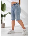 Капрі джинсові жіночі MOM W391-1A - фото 4