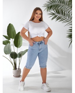 Капри джинсовые женские Classic W449A