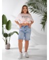 Капрі джинсові жіночі MOM W441A