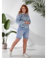 Куртка джинсова жіноча Sport W417A - фото 6