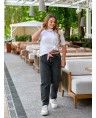 Джинсы женские MOM W1-022A - фото 2