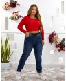 Джинсы женские MOM W518A - фото 3