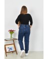 Джинсы женские MOM W519A - фото 4