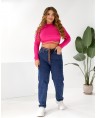 Джинсы женские MOM W1-035A