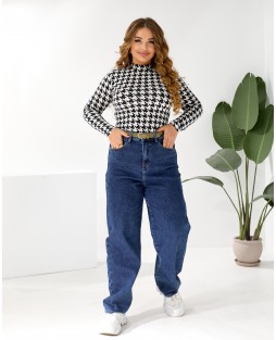 Джинсы женские Baggy W1-033A
