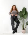 Джинсы женские MOM W1-034A - фото 7