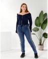 Джинсы женские MOM W543A - фото 2