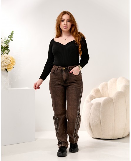 Джинсы женские Baggy W547A