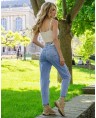 Джинсы женские MOM W806A - фото 2