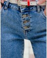 Капри джинсовые женские Boyfriend W1698A - фото 4