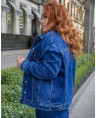 Куртка джинсовая женская Classic W1762A - фото 4