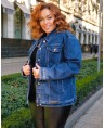 Куртка джинсовая женская Classic W1763B - фото 2