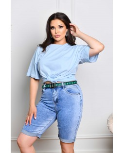 Капри джинсовые женские MOM W9711C