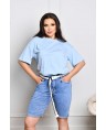 Капри джинсовые женские MOM W9698C - фото 6