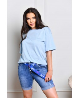 Капри джинсовые женские Boyfriend W1656B