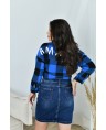 Юбка джинсовая женская Classic W1393A - фото 4 Юбка джинсовая женская Classic W1393A - фото 4