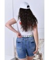 Капрі джинсові жіночі Boyfriend W1925A - фото 4