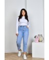 Джинсы женские MOM W0032A