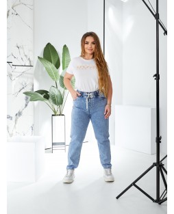 Джинсы женские MOM W184A