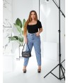 Джинсы женские MOM W176A