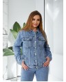 Куртка джинсова жіноча Classic W0103A - фото 8 Куртка джинсова жіноча Classic W0103A - фото 8